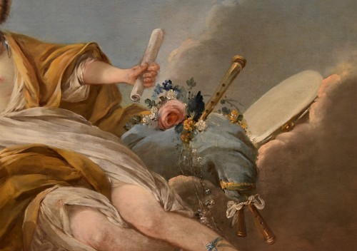 Allégorie de la Musique, Pierre Charles Trémolières (1703 -1739 - Antichità Castelbarco