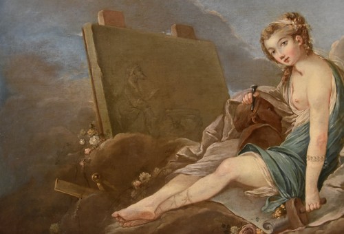 Allegory Of Sculpture, Pierre Charles Trémolières (1703 - 1739) - Louis XIV