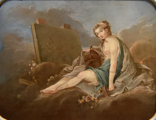 Antiquités - Allegory Of Sculpture, Pierre Charles Trémolières (1703 - 1739)