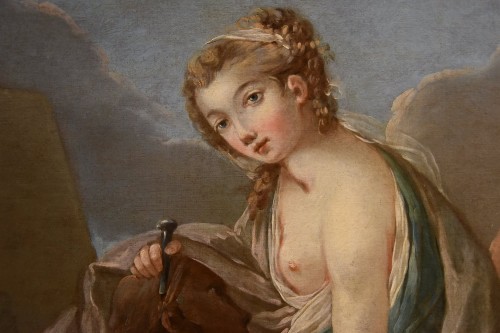 Antiquités - Allegory Of Sculpture, Pierre Charles Trémolières (1703 - 1739)