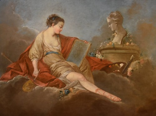 Allegory Of Painting And Drawing, Pierre Charles Trémolières (1703 - 1739)