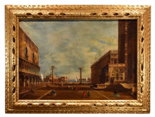 View Of Piazzetta San Marco In Venice, Vittore Zanetti Zilla (1864 - 1946)