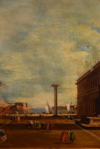 19th century - View Of Piazzetta San Marco In Venice, Vittore Zanetti Zilla (1864 - 1946)