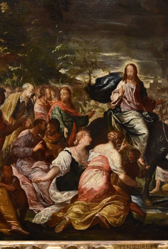 Christ In Jerusalem, italian school of the 17th century - 