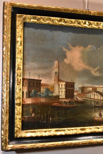 Tableaux et dessins Tableaux XVIIIe siècle - Francesco Tironi (c.1745 - 1797), Vue de Venise avec l'église S. Geremia