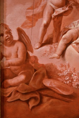 18th century - School Of, Playing Cherubs And Cupids,  Second half of the 18th century