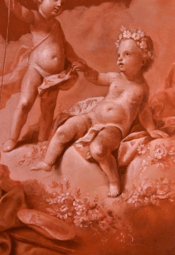 Louis XVI - School Of, Playing Cherubs And Cupids,  Second half of the 18th century