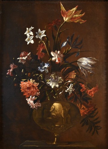 Still Life With Vase Of Flowers, Paolo Porpora (1617 -1673),
