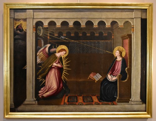 L'Annonciation, Peintre florentin du XVIIe siècle