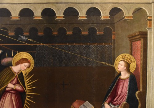 Antiquités - L'Annonciation, Peintre florentin du XVIIe siècle