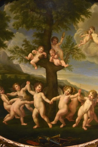 La Danse des Amours copie de, Francesco Albani (Bologne 1578 - 1660) - Louis XVI