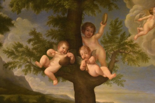 Antiquités - La Danse des Amours copie de, Francesco Albani (Bologne 1578 - 1660)