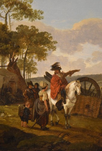 Antiquités - Claude Michel Duplessis (actif  de 1791 à 1799), Paire de peintures