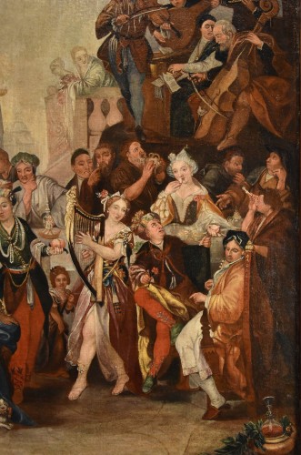 Antiquités - The Banquet Of Belshazzar,Flemish school of the 17th century