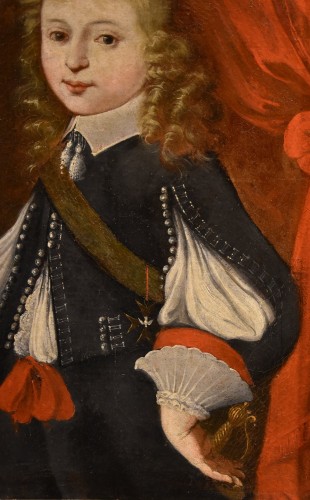 Portrait Of Louis XIV As A Child, French Painter 17th/18th Centuries - Louis XIV