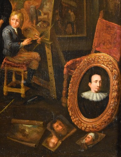 18th century -  The Artist&#039;s Studio, Flanders 18th century