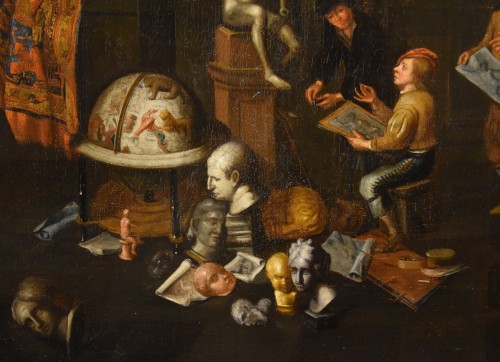 Antiquités -  The Artist&#039;s Studio, Flanders 18th century