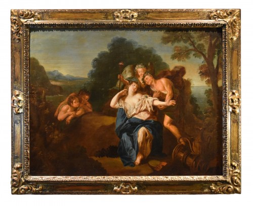 Idyll Between Dionysus And Ariadne, workshop of Antoine Coypel (1661 - 1722) 
