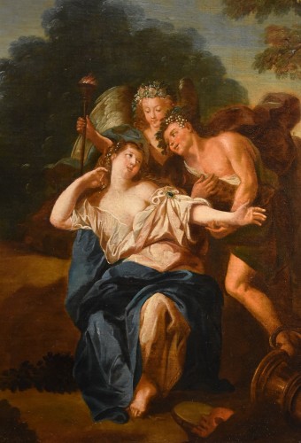 Tableaux et dessins Tableaux XVIIe siècle - Dionysos et Ariane sur l'île de Naxos, Atelier d'Antoine Coypel (1661 - 1722)