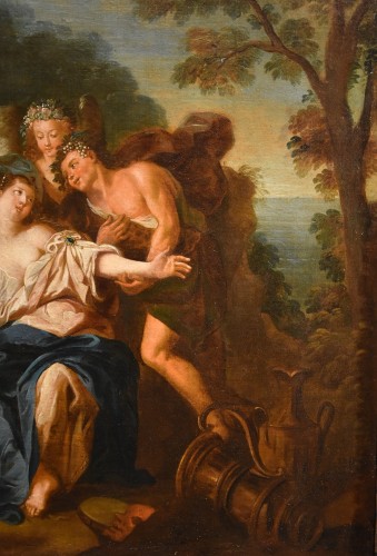 XVIIe siècle - Dionysos et Ariane sur l'île de Naxos, Atelier d'Antoine Coypel (1661 - 1722)