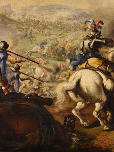 Antiquités - Bataille entre les cavaleries chrétienne et turque