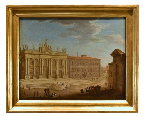 View Of Rome With St. John Lateran, Italian school of the 18th century