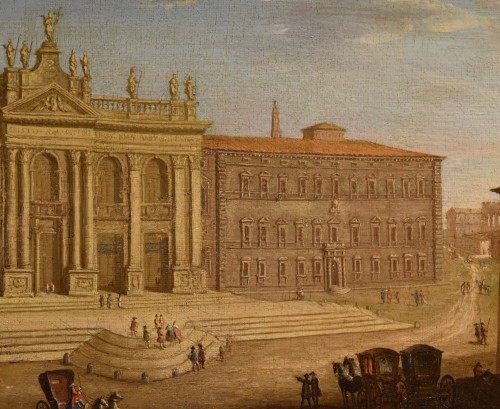 Louis XV - View Of Rome With St. John Lateran, Italian school of the 18th century