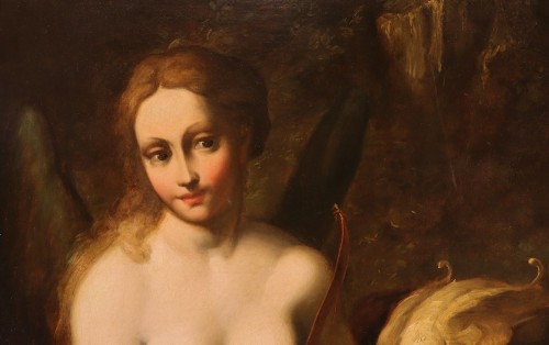 Antiquités - The Education Of Love, By Antonio Allegri, Known As Correggio (1489 - 1534)