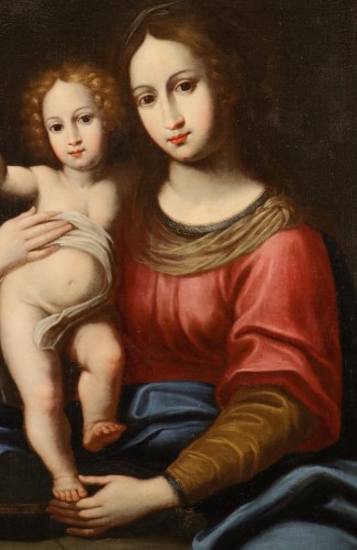 Tableaux et dessins Tableaux XVIIe siècle - Madone à l'Enfant, Atelier d'Alessandro Allori (1535 - 1607)