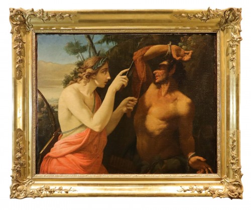 Apollon et Marsyas, école italienne du 18e siècle