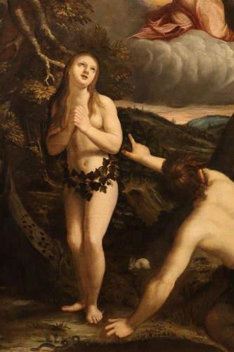 Tableaux et dessins Tableaux XVIe siècle - Adam et Ève chassés du jardin d'Eden, atelier d'Abraham Bloemaert (1564 - 1651)