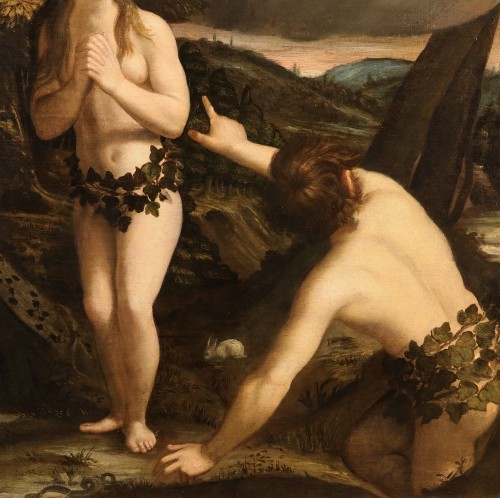 Adam et Ève chassés du jardin d'Eden, atelier d'Abraham Bloemaert (1564 - 1651) - Louis XIII