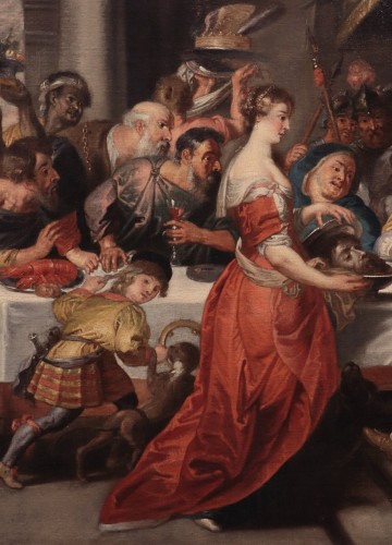 Le banquet d'Hérode, atelier de Peter Paul Rubens (1577- 1640)  - Louis XIII