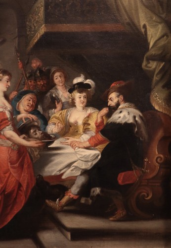 Louis XIII - Le banquet d'Hérode, atelier de Peter Paul Rubens (1577- 1640) 