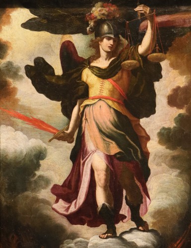 Paintings & Drawings  - Saint Michael The Archangel, Italian school of the 17th century