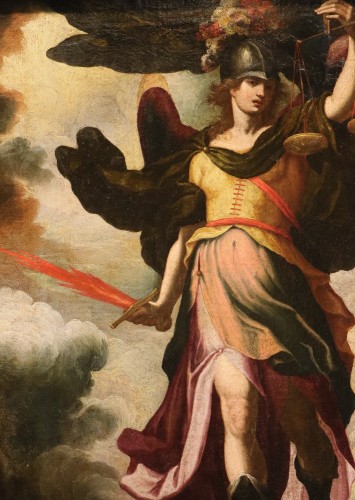 17th century - Saint Michael The Archangel, Italian school of the 17th century