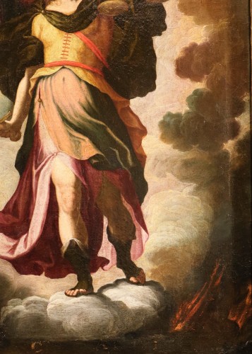 Louis XIII - Saint Michael The Archangel, Italian school of the 17th century