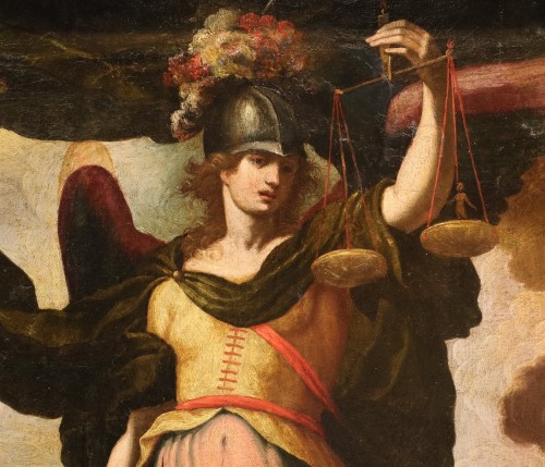 Antiquités - Saint Michael The Archangel, Italian school of the 17th century