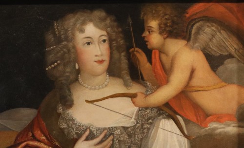Tableaux et dessins Tableaux XVIIe siècle - Portrait d'Athénaïs de Rochechouart de Montespan