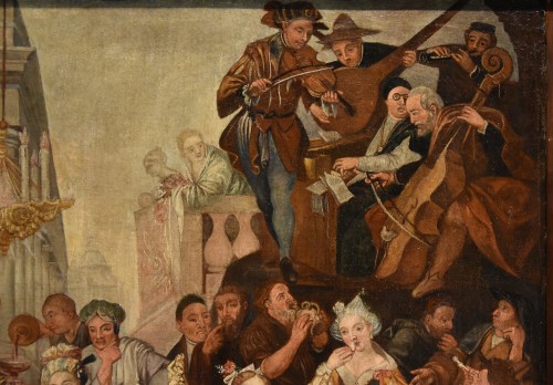 Louis XIII - Le festin de Balthazar, Flandres 17e siècle