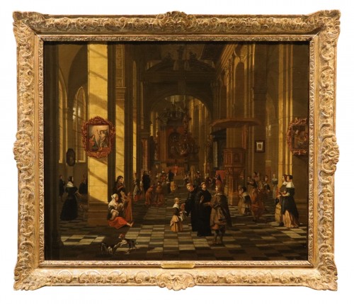 Hendrick Corneliszoon van Vliet (1612 – 1675), Intérieur d'une église