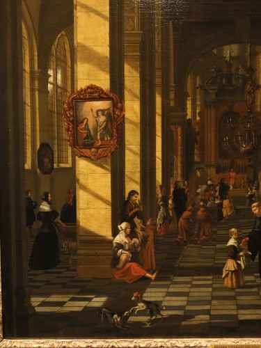 Interior Of A Flemish Church, Hendrick Corneliszoon van Vliet (1612 – 1675), I - 