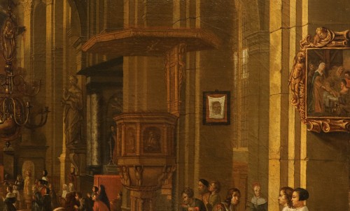 Interior Of A Flemish Church, Hendrick Corneliszoon van Vliet (1612 – 1675), I - Louis XIV