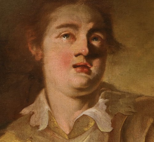 17th century - Claude Vignon (1593 – 1670), Portrait Of A Singer In A Double