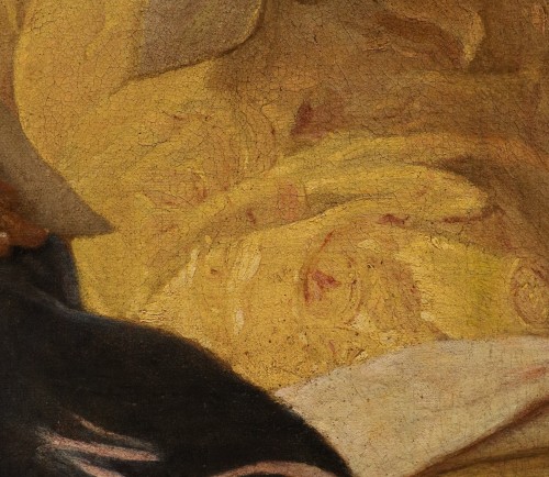 Louis XIII - Claude Vignon (1593 – 1670), Portrait Of A Singer In A Double