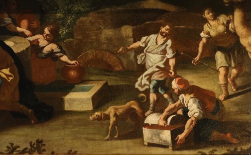 Antiquités - Rebecca At The Well, Workshop of Francesco De de Mura (1696 - 1782) 