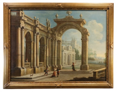 Architectural Capriccio, Pier Francesco Garola (1638 - 1716)