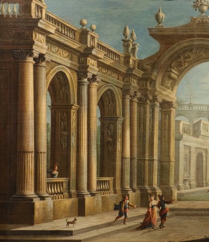 Paintings & Drawings  - Architectural Capriccio, Pier Francesco Garola (1638 - 1716)