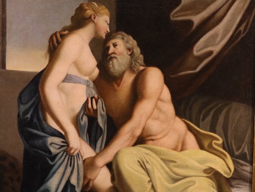 XVIIe siècle - Jupiter et Junon, école italienne du 17e siècle