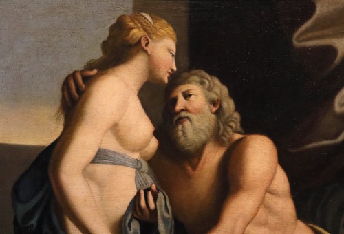 Jupiter et Junon, école italienne du 17e siècle - Louis XIII